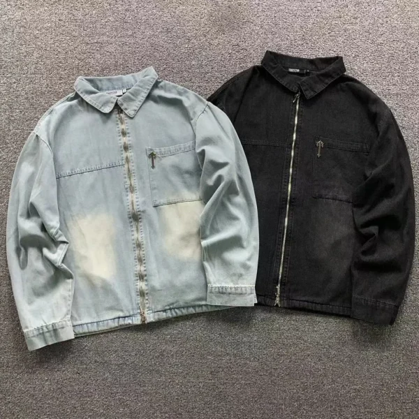 TRAPSTAR Acid Wash Denim Jacket 3208260319