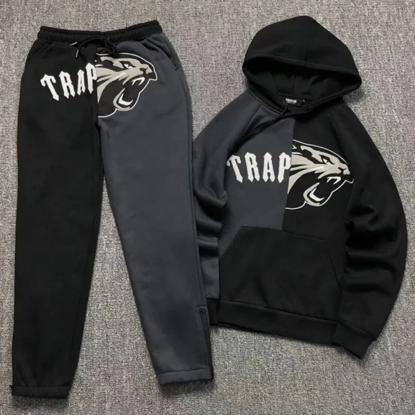 TRAPSTAR Panther Graphic Print Trousers Hoodie 412270563