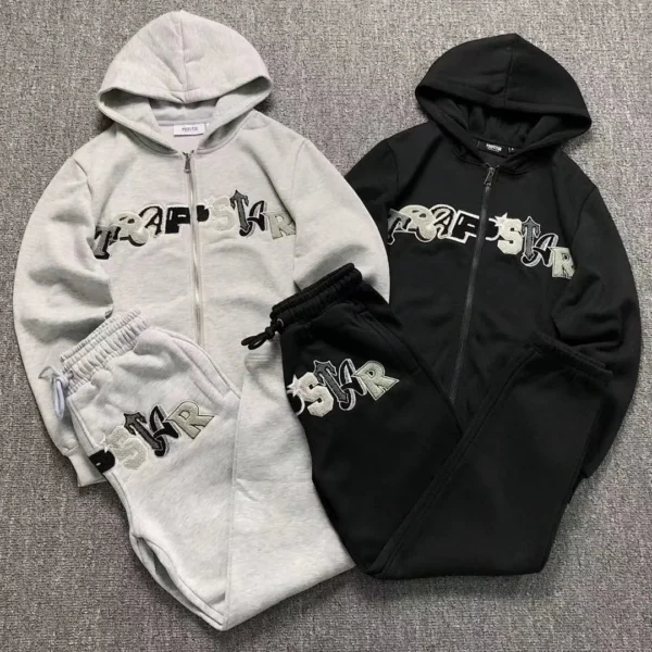 TRAPSTAR Scattered Letter Print Trousers Hoodie 412270263