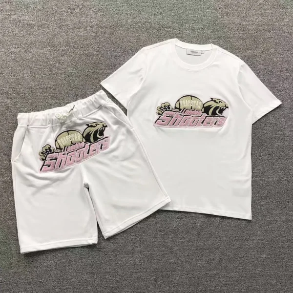 TRAPSTAR Shooter Graphic Print T-Shirt Shorts 411100263