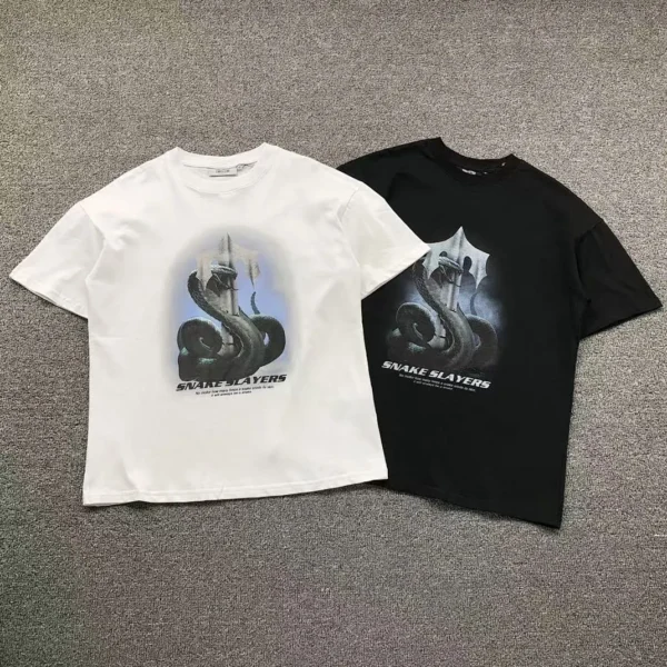 TRAPSTAR Snake Dagger Print T-Shirt 212171378