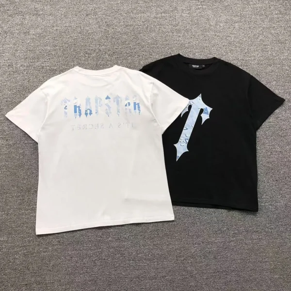 TRAPSTAR Tagline Logo Blue T-Shirt 411186463