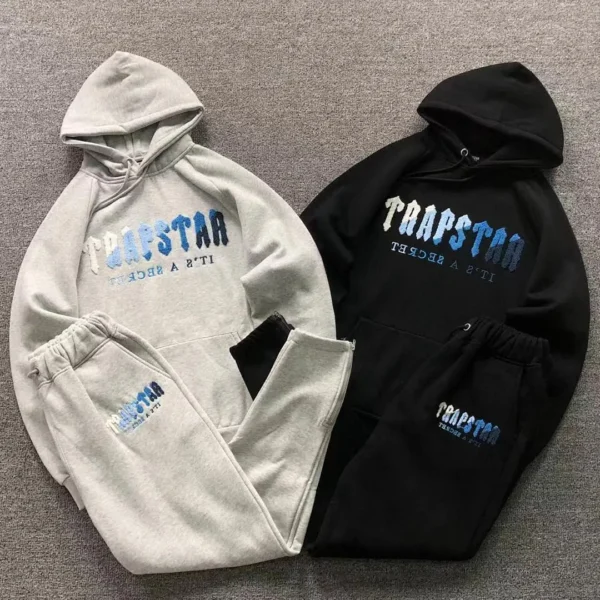 TRAPSTAR Tagline Logo Blue Trousers Hoodie 5120203158