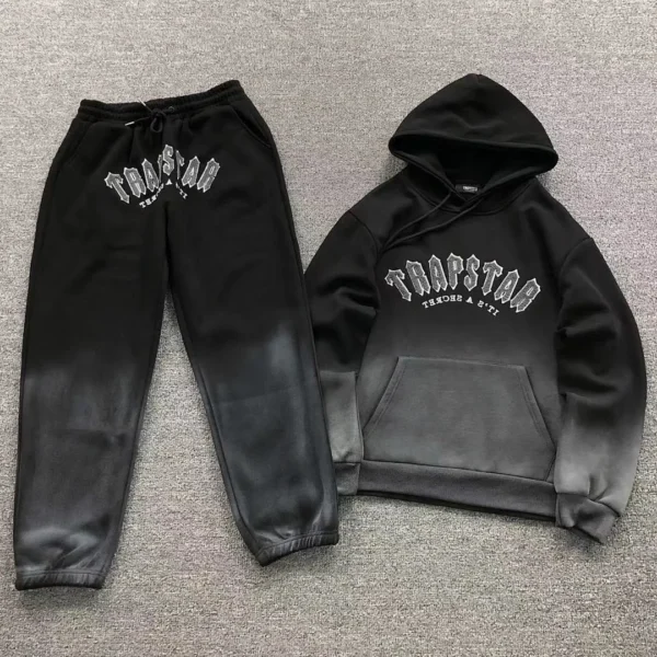 TRAPSTAR Washed Arch Logo Trousers Hoodie 211140578