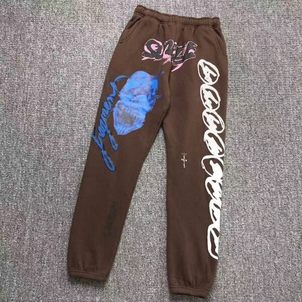 TRAVIS SCOTT Cactus Jack Graffiti Sweatpants (Brown)