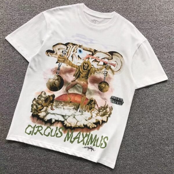 TRAVIS SCOTT Circus Maximus Collage T-Shirt