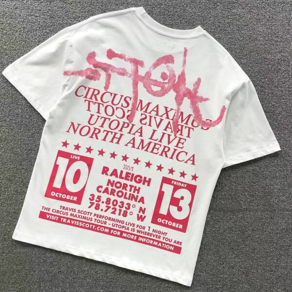 TRAVIS SCOTT Circus Maximus Raleigh Poster T-Shirt