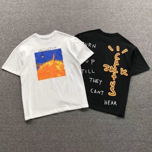 TRAVIS SCOTT Burn It Up Planet T-Shirt