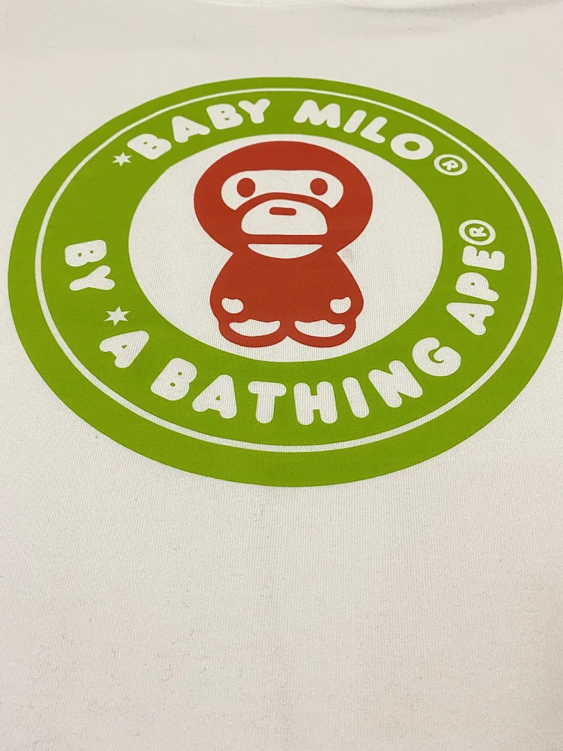 BAPE White Circle Stamp Logo T-Shirt product photo 8