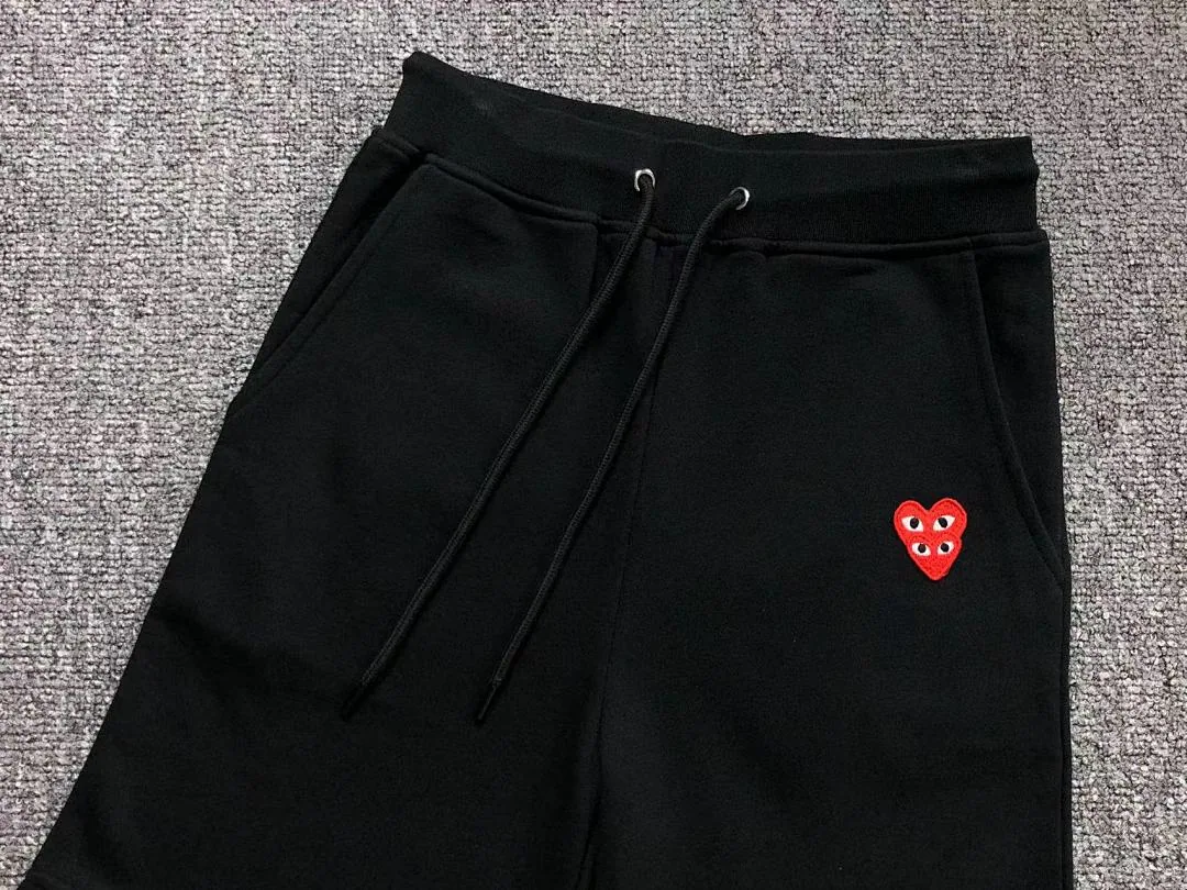 CDG Black Heart Patch Shorts product photo 5