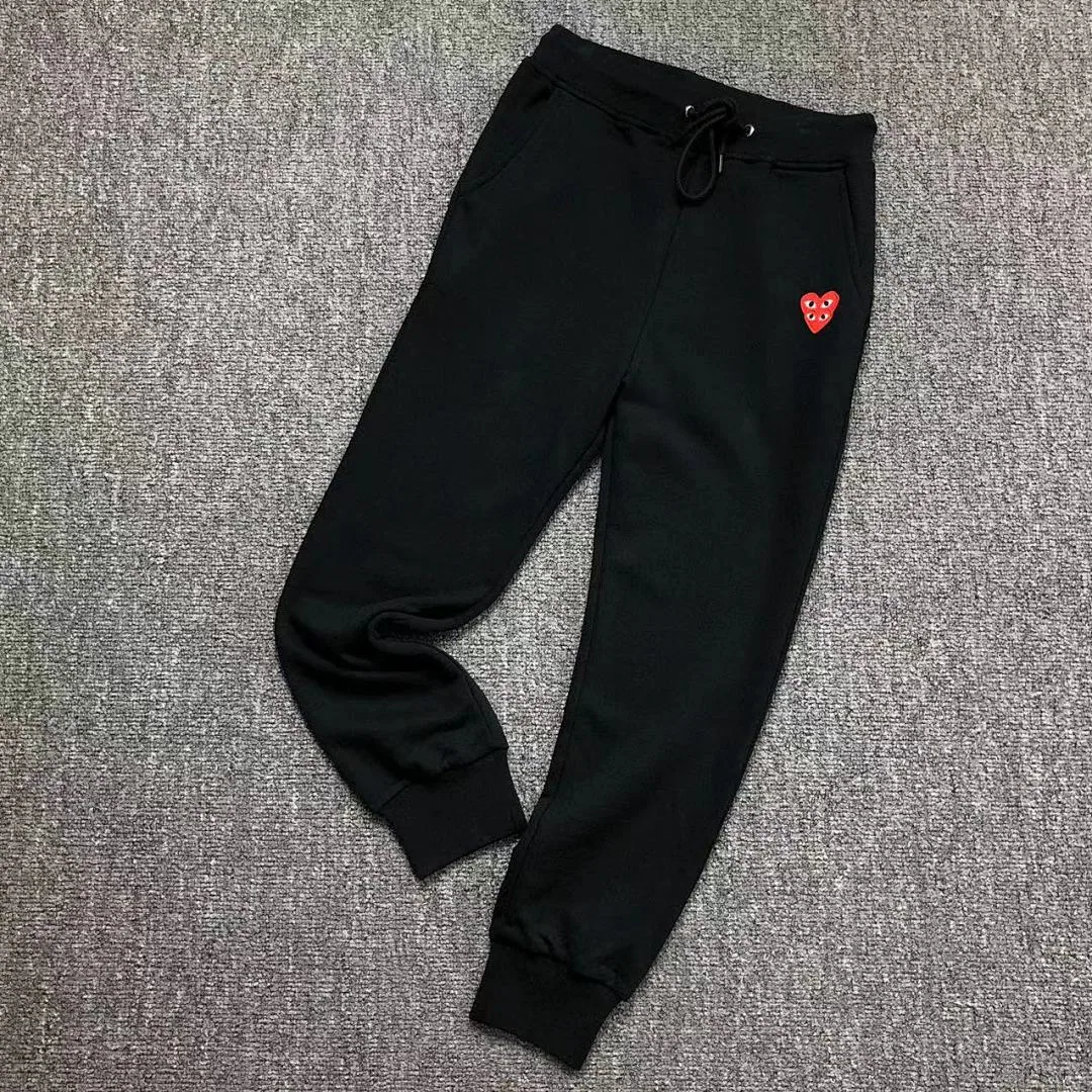 CDG Black Heart Patch Joggers product photo 1