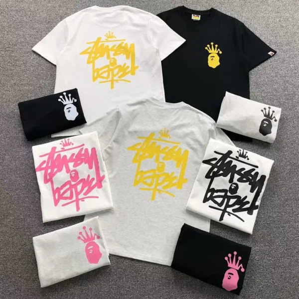 BAPE STUSSY T-Shirt 411183342