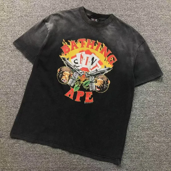 BAPE SAINT MICHAEL SMA036 T-Shirt 3203143717