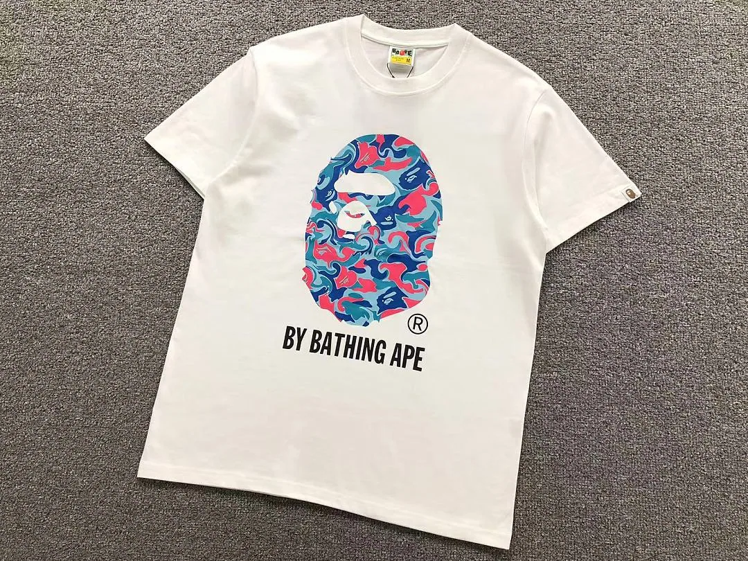 BAPE White Camo Ape Head By Bathing Ape T-Shirt product photo 7