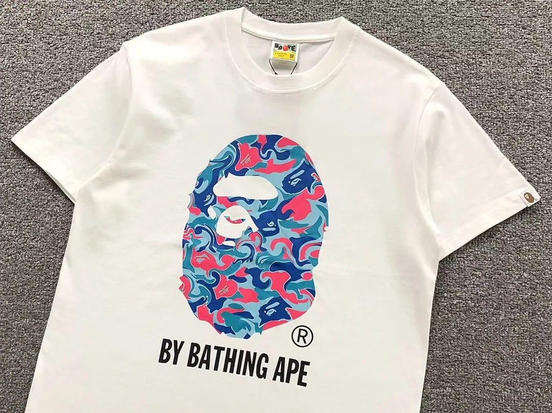 BAPE White Camo Ape Head By Bathing Ape T-Shirt product photo 8