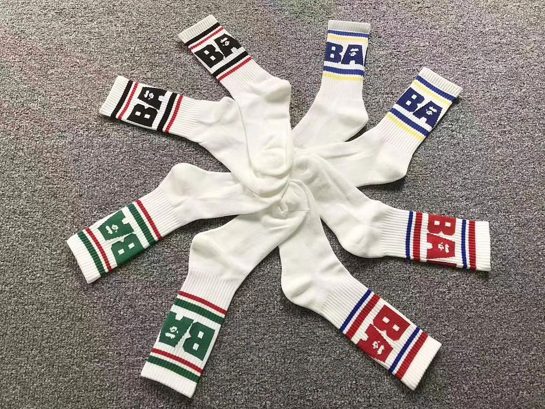 BAPE Multi BAPE Stripe Socks product photo 2
