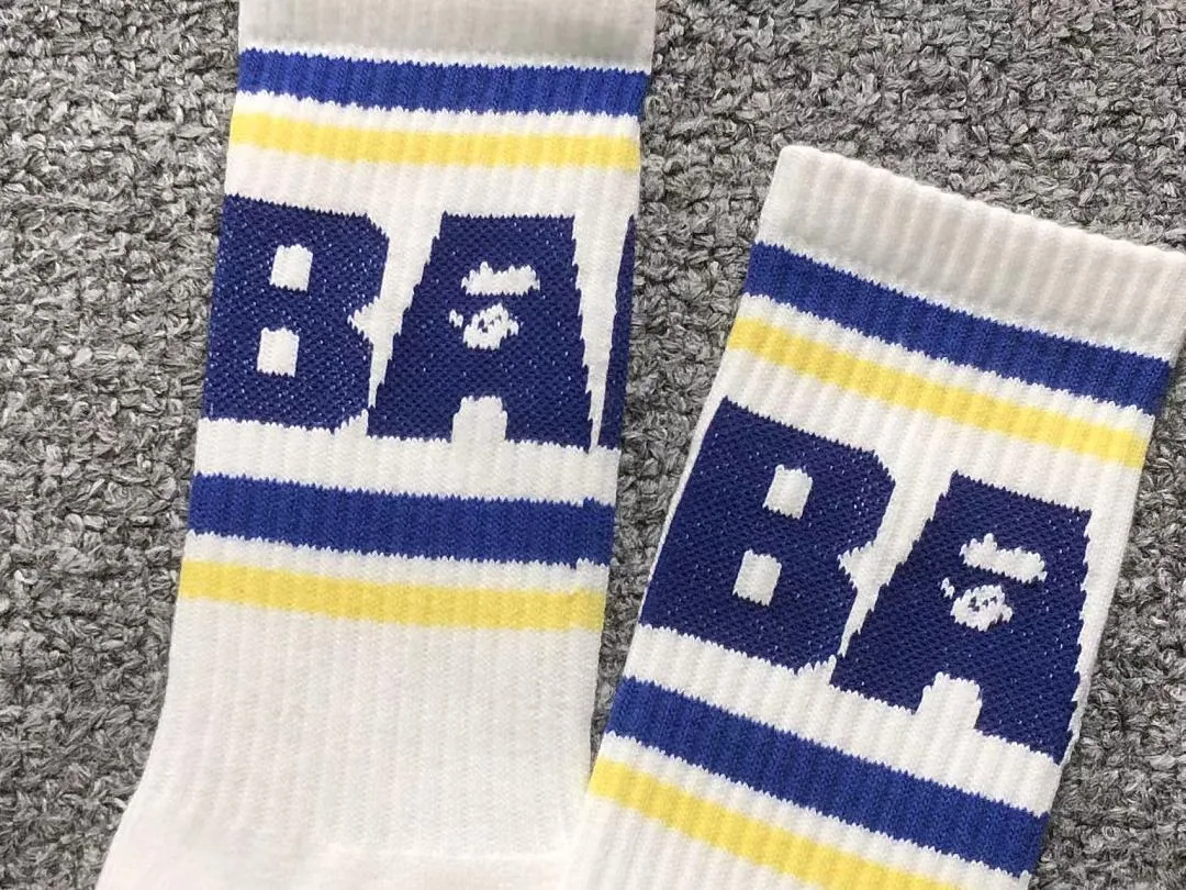 BAPE Multi BAPE Stripe Socks product photo 6