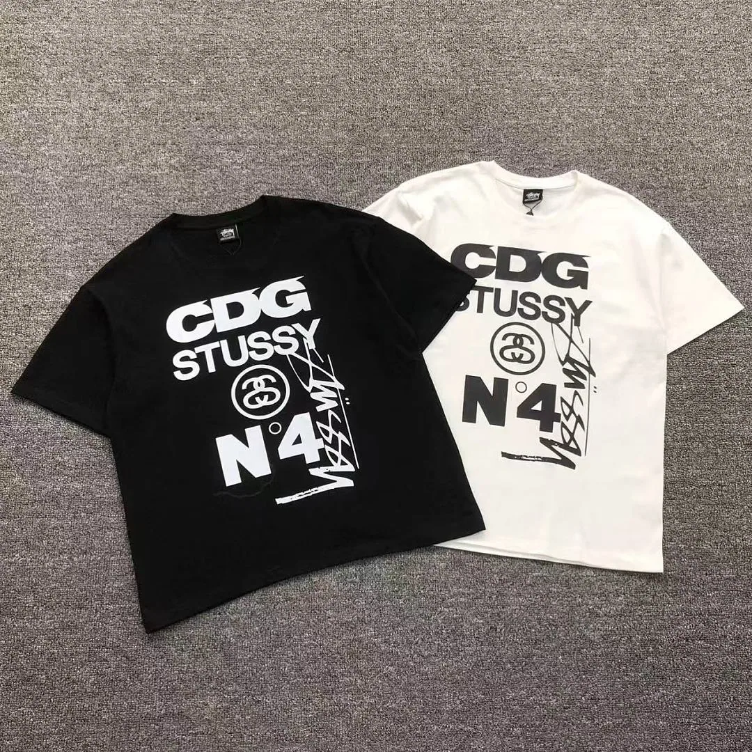 CDG Black & White Stussy No.4 T-Shirt product photo 1